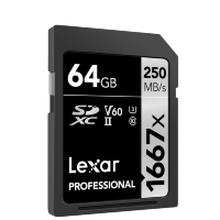 Карта памяти Lexar SDXC 64Gb V60 UHS-I U3